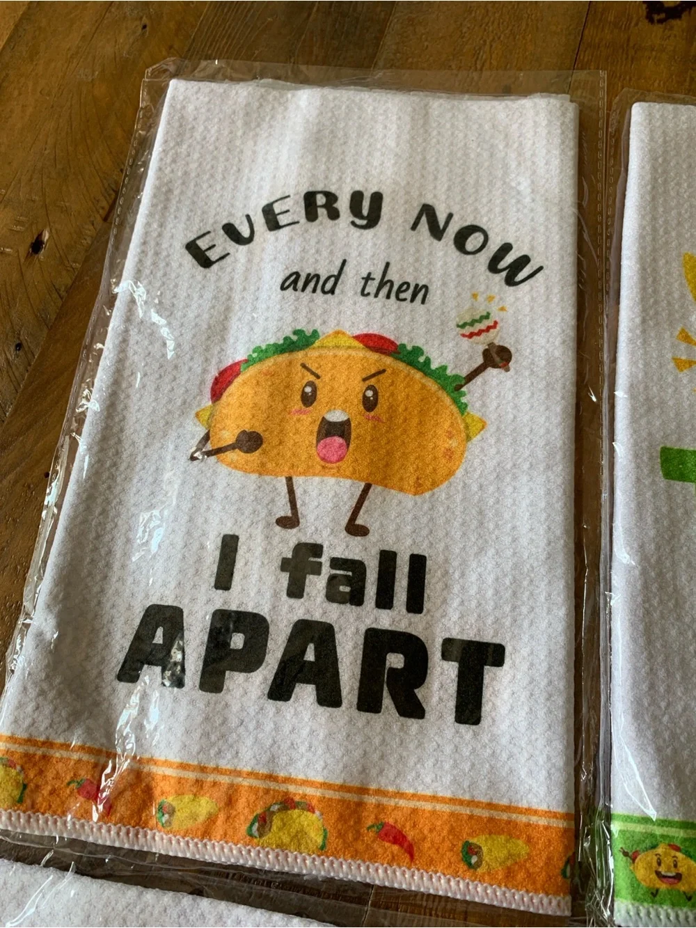 Cute Taco-Print Kitchen Towel Set